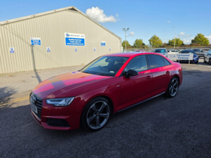 2018 Audi A4 1.4 Tfsi Black Edition S Tronic Euro 6 (s/s) 4dr in Red — image 3