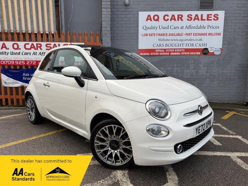 2022 Fiat 500 1.0 Mhev Dolcevita Plus Euro 6 (s/s) 3dr in White — image 1