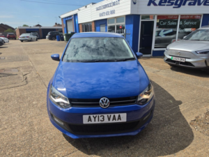 2013 Volkswagen Polo 1.2 Match Hatchback 5dr Petrol Manual Euro 5 (70 Ps) in Blue — image 2