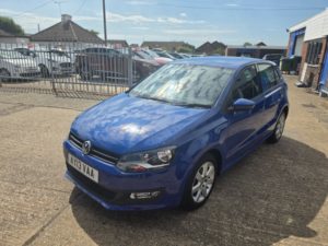 2013 Volkswagen Polo 1.2 Match Hatchback 5dr Petrol Manual Euro 5 (70 Ps) in Blue — image 3