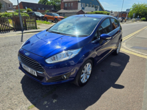 2017 Ford Fiesta 1.0t Ecoboost Titanium Euro 6 (s/s) 5dr in Blue — image 3