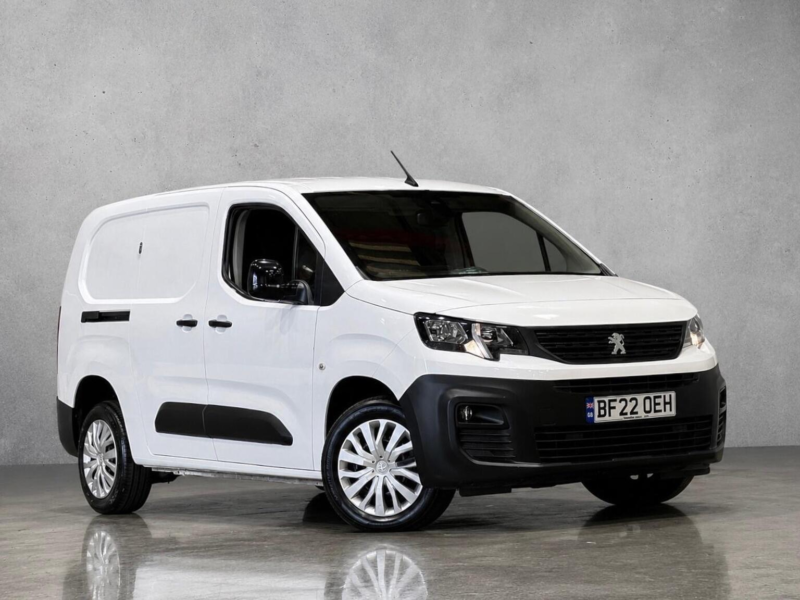 2022 Peugeot Partner 1.5 Bluehdi 950 Professional Premium Long Panel Van Lwb Euro 6 6dr in White — image 1