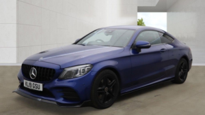 2019 Mercedes-Benz C Class 2.0 C300d Amg Line (premium) Coupe 2dr Diesel G-Tronic+ Euro 6 (s/s) (245 Ps) in Blue — image 2