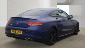 2019 Mercedes-Benz C Class 2.0 C300d Amg Line (premium) Coupe 2dr Diesel G-Tronic+ Euro 6 (s/s) (245 Ps) in Blue — image 4