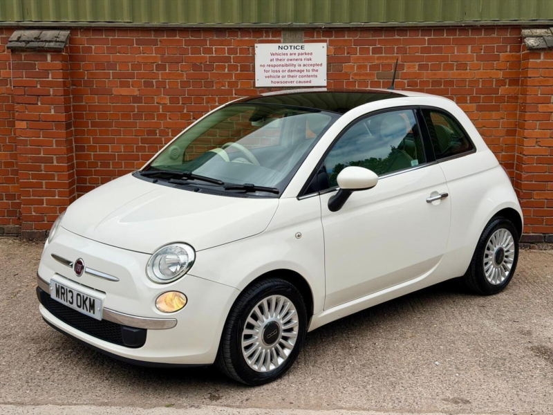 2013 Fiat 500 1.2 Lounge Euro 4 3dr in White — image 1