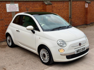 2013 Fiat 500 1.2 Lounge Euro 4 3dr in White — image 2