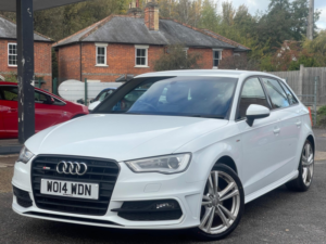 2014 Audi A3 1.6 Tdi S Line Sportback Euro 6 (s/s) 5dr in White — image 3