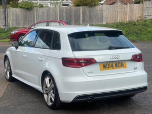 2014 Audi A3 1.6 Tdi S Line Sportback Euro 6 (s/s) 5dr in White — image 4