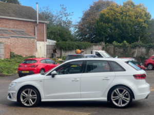 2014 Audi A3 1.6 Tdi S Line Sportback Euro 6 (s/s) 5dr in White — image 5