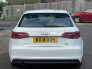 2014 Audi A3 1.6 Tdi S Line Sportback Euro 6 (s/s) 5dr in White — image 6