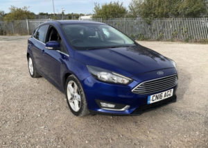 2016 Ford Focus 1.5 Tdci Titanium * Sat Nav * £20 Tax * Last Owner 8.5 Years * Service History * Privacy Glass * in Blue — image 2