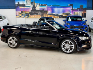 2015 Audi A3 Cabriolet 1.4 Tfsi Cod S Line S Tronic Euro 6 (s/s) 2dr in Black — image 2