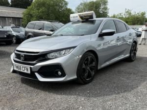 2019 Honda Civic 1.0 Vtec Turbo Sr in Silver — image 3