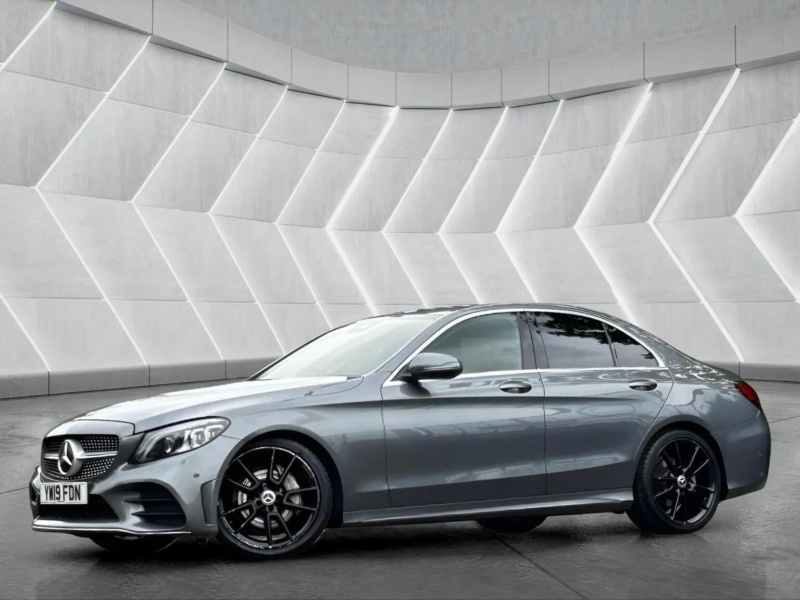 2019 Mercedes-Benz C Class 1.5 C200 Mhev Eq Boost Amg Line (premium) G-Tronic+ Euro 6 (s/s) 4dr in Grey — image 1