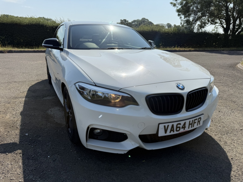2014 BMW 2 Series 2.0 220d M Sport Coupe in White — image 1