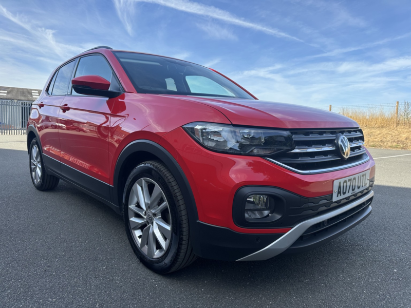 2020 Volkswagen T-Cross 1.0 Tsi Se in Red — image 1