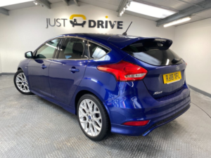 2018 Ford Focus 1.0t Ecoboost St-Line Hatchback 5dr Petrol Manual Euro 6 (s/s) (140 Ps) in Blue — image 3