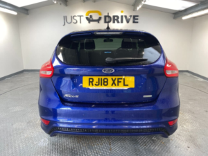 2018 Ford Focus 1.0t Ecoboost St-Line Hatchback 5dr Petrol Manual Euro 6 (s/s) (140 Ps) in Blue — image 4