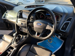 2016 Ford Focus 2.0 Tdci St-3 Euro 6 (s/s) 5dr in Black — image 3