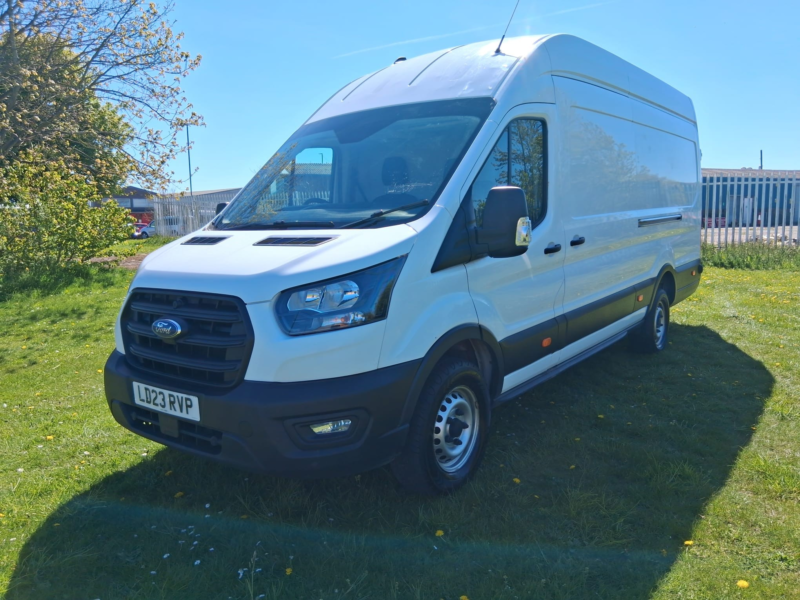 2023 Ford Transit 2.0 350 Ecoblue Hd Leader Panel Van 5dr Diesel Manual Rwd L4 H3 Euro 6 (s/s) (drw) (130 Ps) in White — image 1