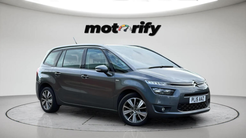 2015 Citroen Grand C4 Picasso 1.6 Bluehdi Vtr+ Eat6 Euro 6 (s/s) 5dr in Grey — image 1