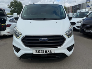 2021 Ford Transit Custom Custom 300 Crew Van Limited Auto in White — image 2