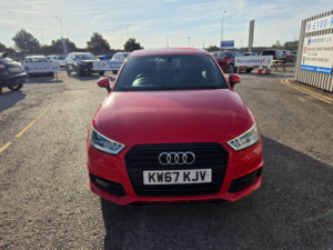 2018 Audi A1 1.4 Tfsi Cod Black Edition Sportback Euro 6 (s/s) 5dr (nav) in Red — image 2