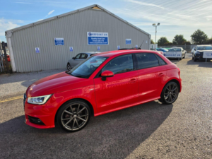 2018 Audi A1 1.4 Tfsi Cod Black Edition Sportback Euro 6 (s/s) 5dr (nav) in Red — image 3