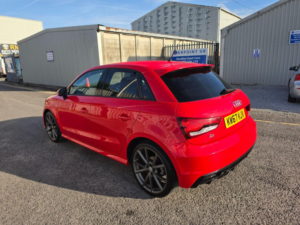 2018 Audi A1 1.4 Tfsi Cod Black Edition Sportback Euro 6 (s/s) 5dr (nav) in Red — image 4