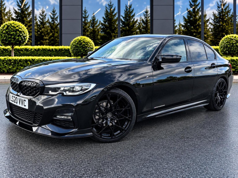 2020 BMW 3 Series 2.0 320i M Sport Auto Euro 6 (s/s) 4dr in Black — image 1