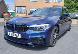 2020 BMW 5 Series 2.0 520i Gpf M Sport Saloon 4dr Petrol Auto Euro 6 (s/s) (184 Ps) in Blue — image 2