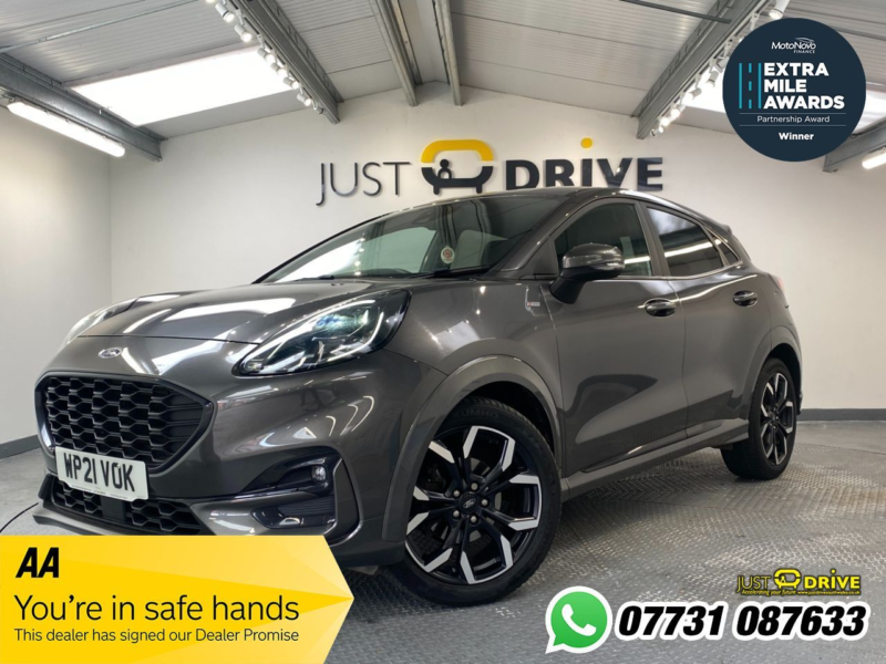 2021 Ford Puma 1.0t Ecoboost Mhev St-Line X SUV 5dr Petrol Manual Euro 6 (s/s) (155 Ps) in Grey — image 1