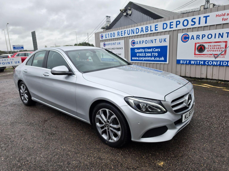 2018 Mercedes-Benz C Class 2.1 C220d Sport G-Tronic+ Euro 6 (s/s) 4dr in Silver — image 1