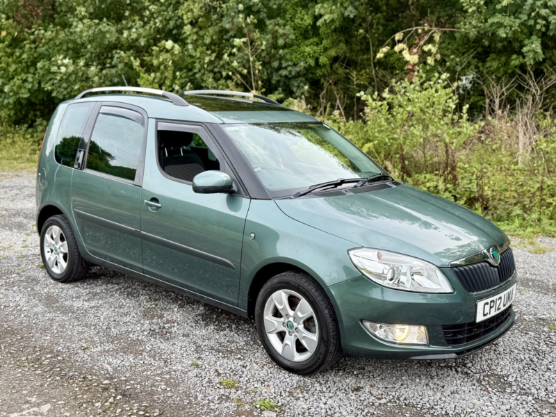 2012 Skoda Roomster 1.2 Tsi Se*1owner*11services-Panroof-2kys-Ulez**immaculate** in Green — image 1