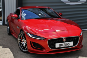 2019 Jaguar F-Type R-Dynamic V8 P450 AWD Coupe in Red — image 3