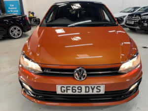 2019 Volkswagen Polo 1.0 Tsi R-Line Euro 6 (s/s) 5dr in Orange — image 4