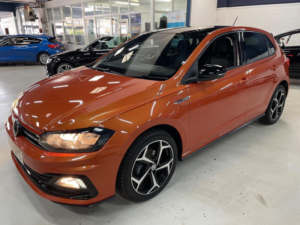 2019 Volkswagen Polo 1.0 Tsi R-Line Euro 6 (s/s) 5dr in Orange — image 5