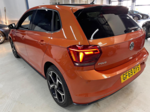 2019 Volkswagen Polo 1.0 Tsi R-Line Euro 6 (s/s) 5dr in Orange — image 6
