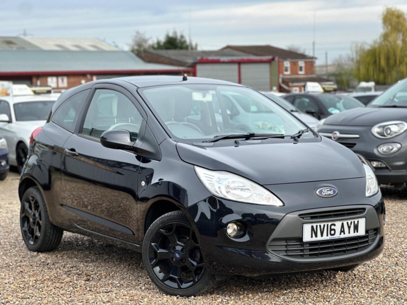 2016 Ford Ka 1.2 Zetec Black Edition Euro 6 (s/s) 3dr in Black — image 1