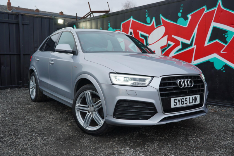 2015 Audi Q3 2.0 Tdi S Line Plus SUV 5dr Diesel S Tronic Quattro Euro 6 (s/s) (184 Ps) in Silver — image 1