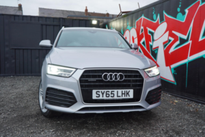 2015 Audi Q3 2.0 Tdi S Line Plus SUV 5dr Diesel S Tronic Quattro Euro 6 (s/s) (184 Ps) in Silver — image 3
