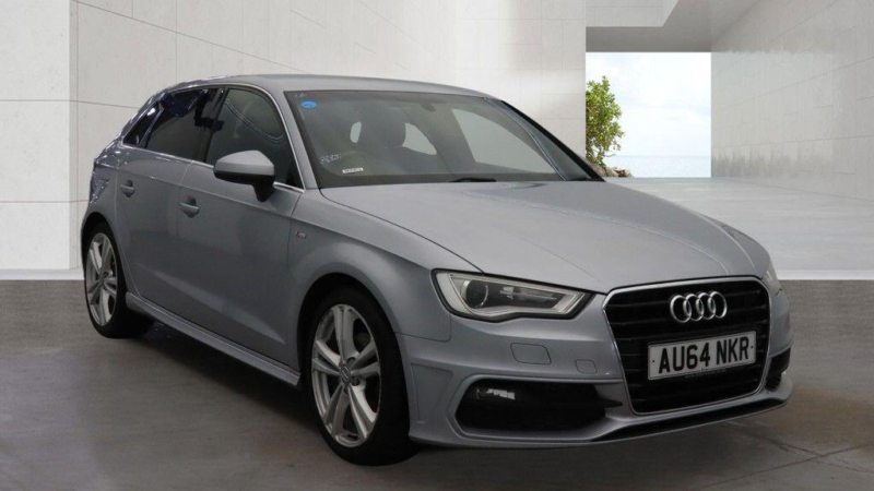 2014 Audi A3 1.6 Tdi S Line Sportback Euro 6 (s/s) 5dr in Silver — image 1