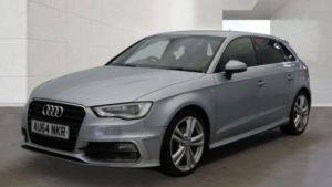 2014 Audi A3 1.6 Tdi S Line Sportback Euro 6 (s/s) 5dr in Silver — image 3