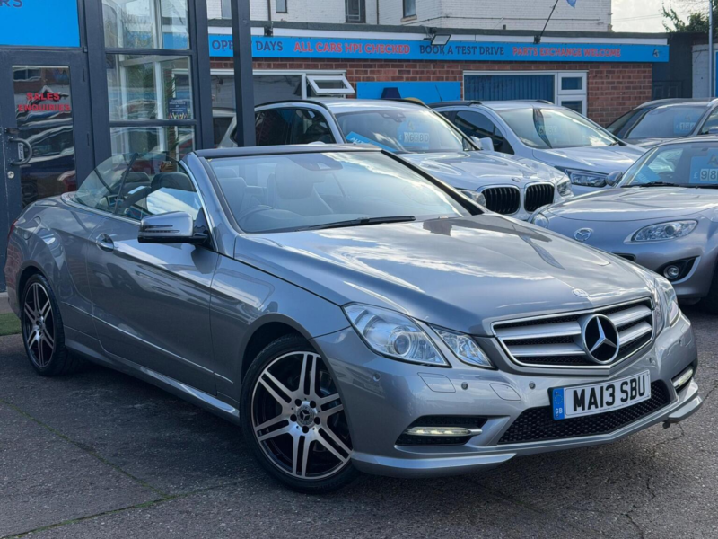 2013 Mercedes-Benz E Class 2.1 E220 Cdi Blueefficiency Sport Cabriolet G-Tronic+ Euro 5 (s/s) 2dr in Silver — image 1