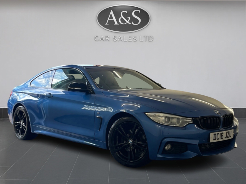 2016 BMW 4 Series 2.0 420d M Sport Coupe in Blue — image 1