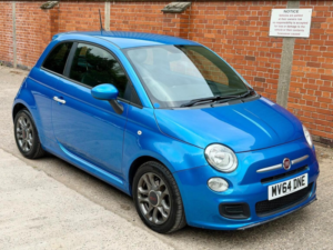 2014 Fiat 500 0.9 Twinair S Euro 6 (s/s) 3dr in Blue — image 2