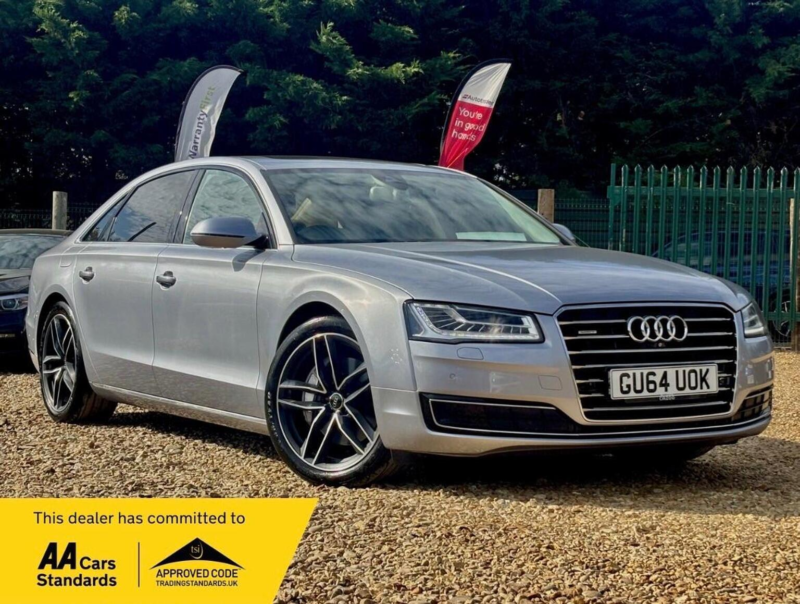 2014 Audi A8 3.0 Tdi V6 Sport Executive Tiptronic Quattro Euro 6 (s/s) 4dr Lwb in Silver — image 1