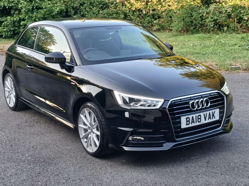 2018 Audi A1 1.4 A1 S Line Nav Tfsi 3dr in Black — image 1