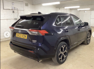 2023 Toyota Rav4 2.5 Vvt 18.1kwh Dynamic SUV 5dr Petrol Plug-In Hybrid CVT 4WD Euro 6 (s/s) (306 Ps) in Blue — image 5