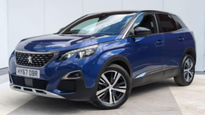 2017 Peugeot 3008 1.6 Bluehdi Gt Line Euro 6 (s/s) 5dr in Blue — image 3